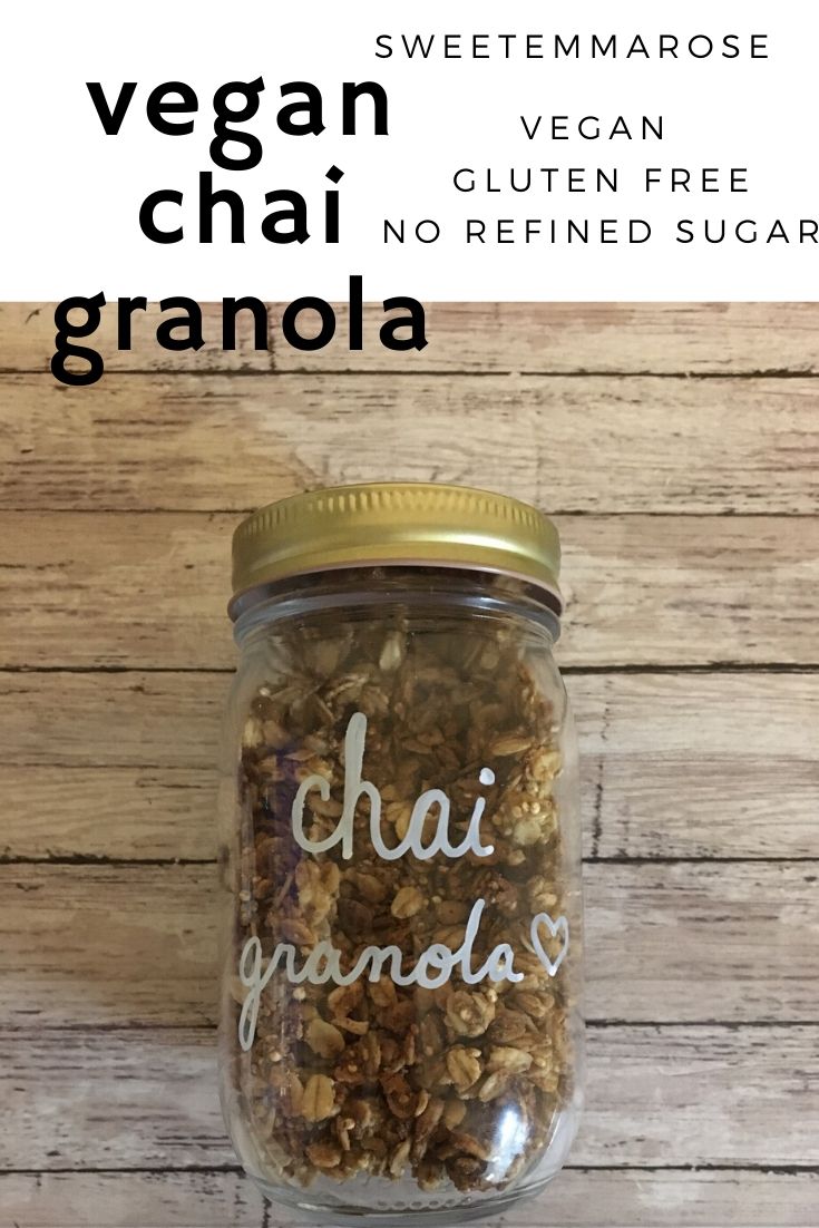 vegan chai granola